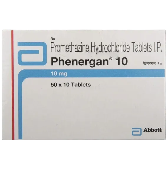 phenergan 10mg tablet 10's